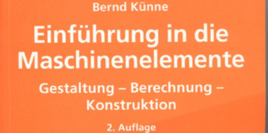 Titelseite "Einführung in die Maschinenelemente"